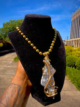Load image into Gallery viewer, Crowned Awareness Neck Peace (Amethyst)