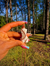 Load image into Gallery viewer, Sacred Renewal Silhouette Necklace (Selenite)