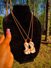 Load image into Gallery viewer, Sacred Renewal Silhouette Necklace (Selenite)