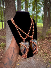 Load image into Gallery viewer, Solid Ground Neck Peace (Black Banded Agate)