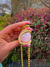 Load image into Gallery viewer, Open Heart Neck Peace (Rose Quartz)