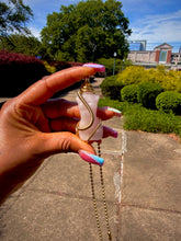 Load image into Gallery viewer, Embodied Love Silhouette Necklace (Rose Quartz)