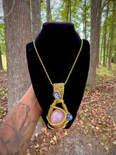 Load image into Gallery viewer, Sacred Expression Neck Peace (Rose Quartz)