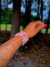 Load image into Gallery viewer, Tender Heart Bracelet (Rose Quartz + Rhodonite)