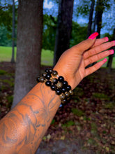 Load image into Gallery viewer, Golden Sheen Obsidian Bracelet