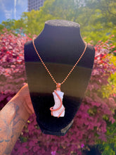 Load image into Gallery viewer, Sacred Renewal Silhouette Necklace (Selenite)