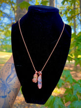 Load image into Gallery viewer, Clear Abundance Double Pendant Necklace