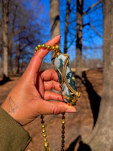Load image into Gallery viewer, Flourish Neck Peace (1 of 2) (Moss Agate)