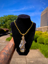 Load image into Gallery viewer, Crowned Awareness Neck Peace (Amethyst)