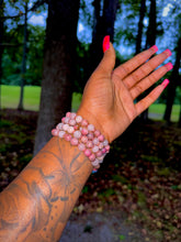 Load image into Gallery viewer, Tender Heart Bracelet (Rose Quartz + Rhodonite)