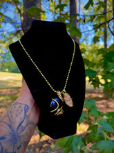 Load image into Gallery viewer, Sacred Strength Double Pendant Necklace