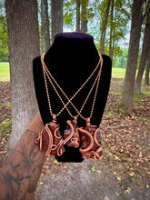 Load image into Gallery viewer, Steady Flame Necklace (Mahogany Obsidian)