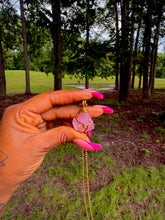 Load image into Gallery viewer, Gentle Heart Necklace (Pink Chalcedony)