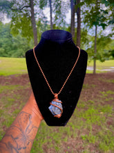 Load image into Gallery viewer, Steady Current Necklace (Blue HornStone)