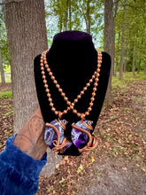 Load image into Gallery viewer, Quiet Intuition Neck Peace (Amethyst)