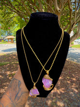 Load image into Gallery viewer, Gentle Heart Necklace (Pink Chalcedony)
