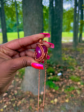 Load image into Gallery viewer, Tender Growth Necklace (Pink Agate)

