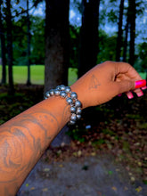 Load image into Gallery viewer, Silver Hematite Bracelet

