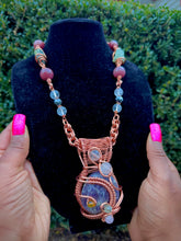 Load image into Gallery viewer, Whole Self Neck Peace (Lepidolite)
