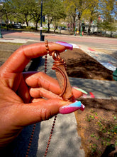 Load image into Gallery viewer, Clear &amp; Anchored Necklace (Fire Quartz)
