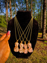 Load image into Gallery viewer, Embodied Love Silhouette Necklace (Rose Quartz)
