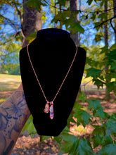 Load image into Gallery viewer, Clear Abundance Double Pendant Necklace
