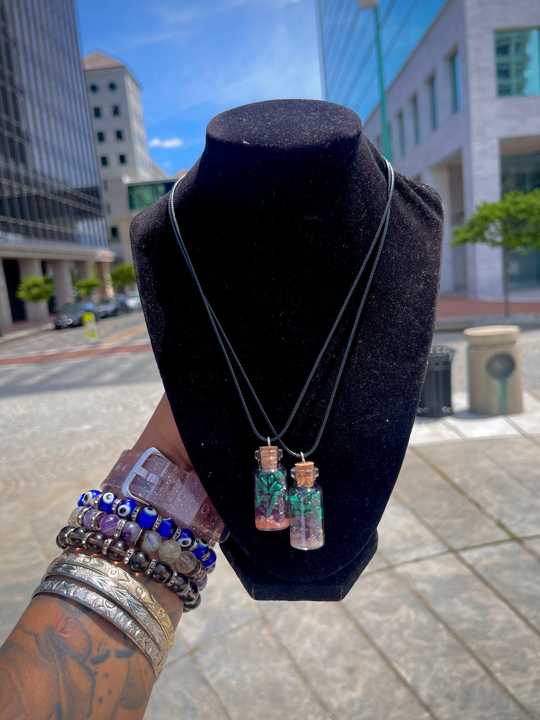 Peace & Joy Spell Jar Necklace