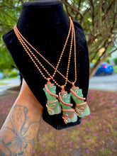 Load image into Gallery viewer, Green Aventurine Silhouette Necklace
