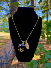 Load image into Gallery viewer, Sacred Strength Double Pendant Necklace
