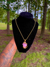 Load image into Gallery viewer, Gentle Heart Necklace (Pink Chalcedony)
