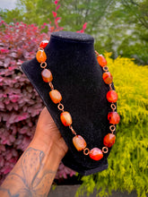 Load image into Gallery viewer, Controlled Fire Neck Peace (Carnelian)
