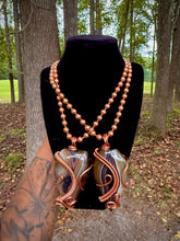 Load image into Gallery viewer, Solid Ground Neck Peace (Black Banded Agate)
