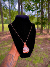 Load image into Gallery viewer, Open Heart Necklace (Rose Quartz)
