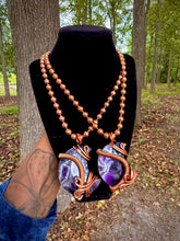 Load image into Gallery viewer, Quiet Intuition Neck Peace (Amethyst)
