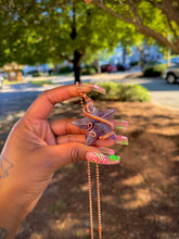 Load image into Gallery viewer, Amethyst Star Neck Peace
