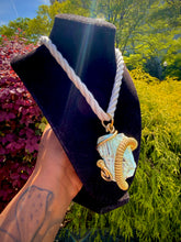 Load image into Gallery viewer, Spoken Truth Neck Peace (Turquoise)
