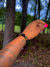 Load image into Gallery viewer, Golden Sheen Obsidian Bracelet
