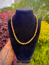 Load image into Gallery viewer, Heart &amp; Root Necklace (Unakite)
