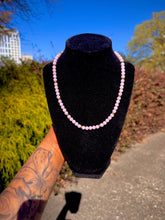 Load image into Gallery viewer, Soft &amp; Open Necklace (Rose Quartz)
