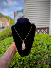 Load image into Gallery viewer, Jumbo Amethyst Point Neck Peace
