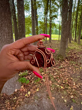 Load image into Gallery viewer, Steady Flame Necklace (Mahogany Obsidian)
