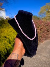 Load image into Gallery viewer, Soft &amp; Open Necklace (Rose Quartz)
