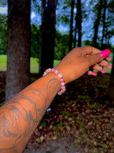 Load image into Gallery viewer, Tender Heart Bracelet (Rose Quartz + Rhodonite)

