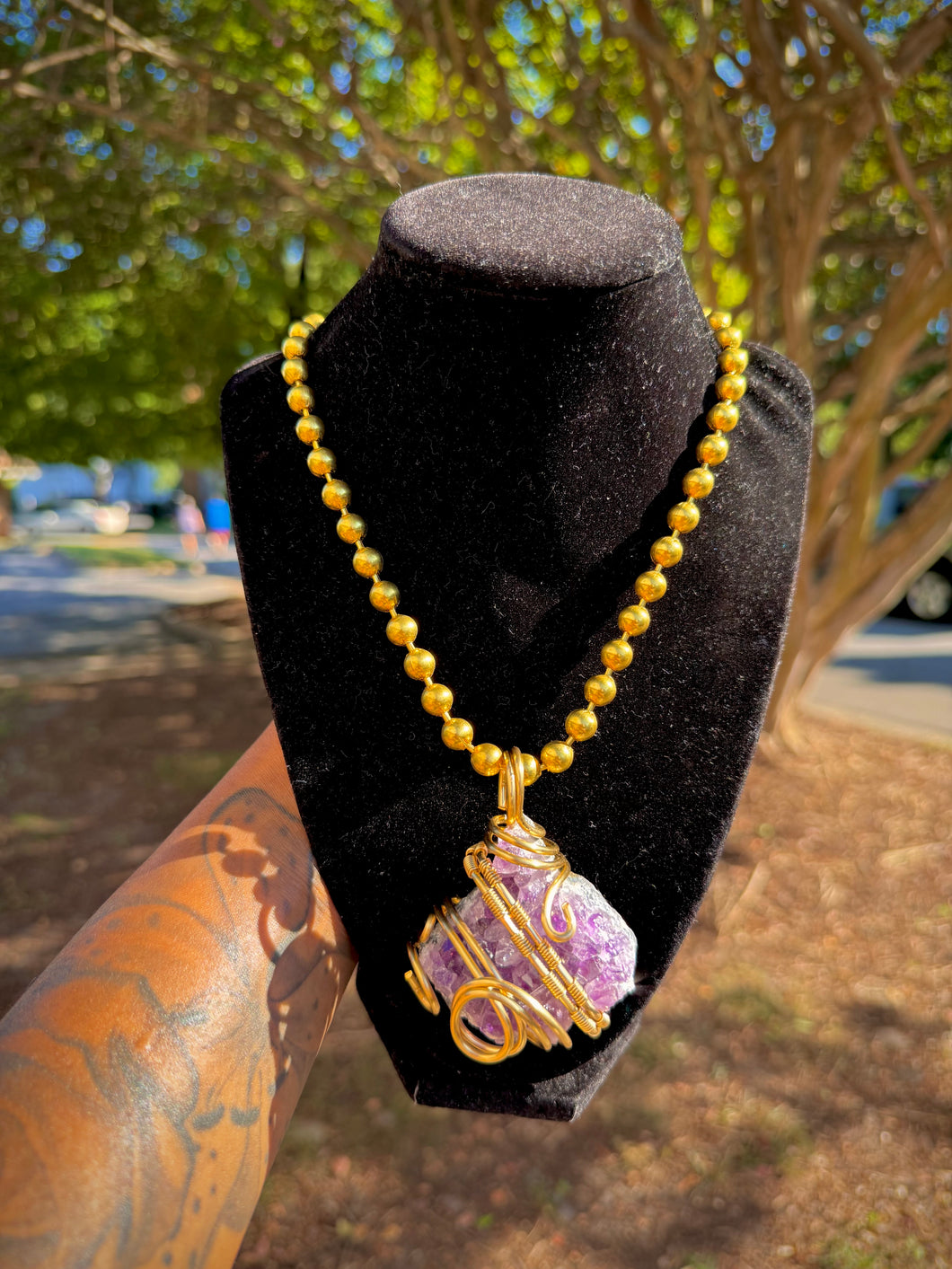 Amethyst Neck Peace