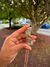 Load image into Gallery viewer, Green Aventurine Silhouette Necklace
