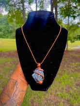 Load image into Gallery viewer, Steady Current Necklace (Blue HornStone)
