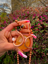 Load image into Gallery viewer, Heart &amp; Power Neck Peace (Honey Calcite)
