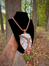 Load image into Gallery viewer, Blooming Spirit Neck Peace - (Orchid Agate)

