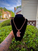 Load image into Gallery viewer, Rose Quartz Moon Neck Peace V
