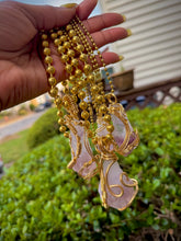 Load image into Gallery viewer, Jumbo Amethyst Point Neck Peace
